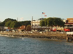 Downtown Lahaina lies on the waterfront