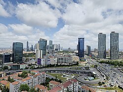 Zincirlikuyu Junction and skyline