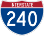 Interstate 240 marker