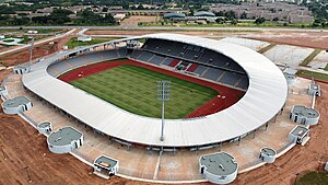 Blick auf das Stade Charles Konan Banny (Juli 2022)