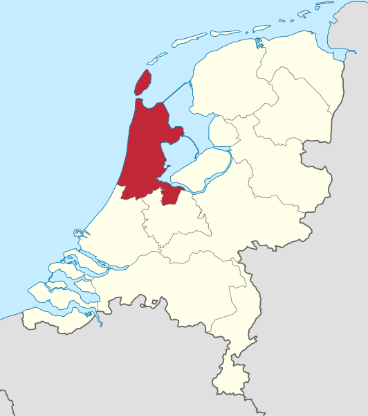 File:Noord-Holland in the Netherlands.svg