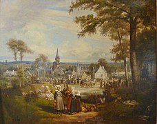 Louis Caradec : Kermesse bretonne (1850).