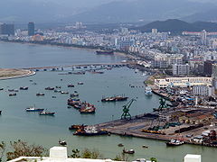 Partie ouest de Sanya en 2005