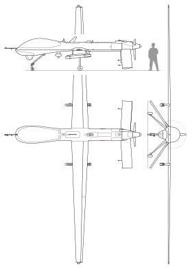 vue en plan de l’avion