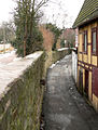 Rest der Stadtmauer an der Weser