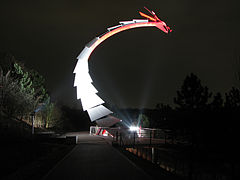 3.5.09 Drachenbrücke an der Halde Hoheward