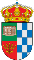 Representación heráldica del blasón aprobáu