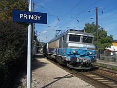 La BB 22395 près d'Annecy.