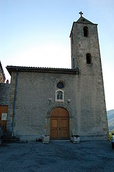 The church in Toulaud