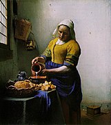 Johannes Vermeer, Mljekarica, oko 1657.