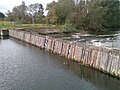 Needle dam, Neubruck (Spree) in Germany (Brandenburg)