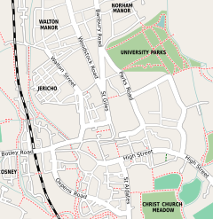 Kellogg College, Oxford is located in Oxford city centre