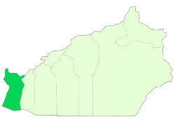 Location of Garmsar County in Semnan province