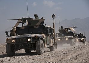 Afghan National Army Humvees