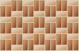 Single basket weave bond