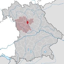 Norimbèrga - Localizazion