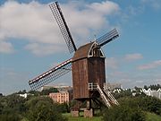 Le verbrande molen dans le parc Hof ter Musschen.