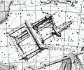 Représentation de la Machine pneumatique par Johann Bode en 1801 comme une pompe à air à double cylindre.