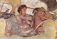 Detail of Alexander Mosaic, depicting Alexander the Great, c. 100 BC, Pompeii