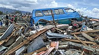 The 2018 Sulawesi earthquake caused major liquefaction in villages around the city of Palu.