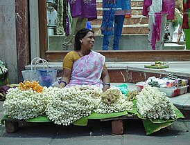 A jasmine vendor