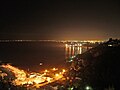 Teluk Tunis pada malam hari