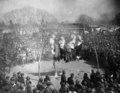 Image 7A veil-burning ceremony in Andijan on International Women's Day in 1927. (from International Women's Day)