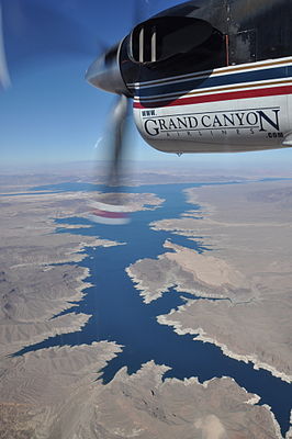 Lake Mead vanuit de lucht