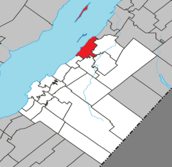 Location within Kamouraska RCM