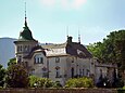 La villa Excélsior d'indiano, Almuña, près de Luarca.