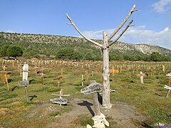 Arbre sec du simulacre de la pendaison de Tuco.