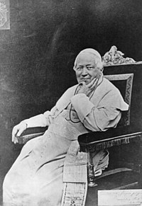 Pous Pius IX omstreeks 1878.