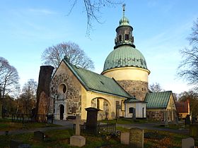 Solna kirke tæt på Stockholm, Sverige