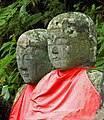 Zwei Jizō in Nikkō