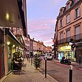 Main street running through the city centre