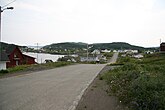 Main Street, de hoofdstraat van Tizzard's Harbour