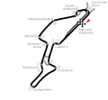 Grand-Prix-Strecke, mit neuer Formel-1-Schikane ab 1997