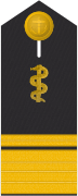 Schulterklappe für Marineuniformträger (Humanmediziner).