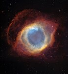 The Helix Nebula: a Gaseous Envelope Expelled By a Dying Star. NASA, ESA, and C.R. O'Dell (Vanderbilt University), public domain