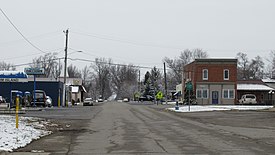 Looking south along Pittsford Road