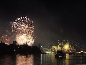 Célébration de la Saint-Sylvestre 2005 à Sydney.