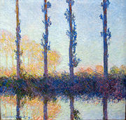 Claude Monet, The Four Trees, (Bốn cây dương bên bờ sông của Epte River gần Giverny), 1891