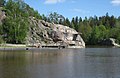 English: Pikkukoski swimming place by the river Vantaanjoki Suomi: Pikkukosken uimaranta Vantaanjoella