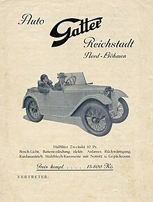 Automobilka Gatter 1934