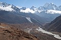 Banjaran Himalaya, Nepal. Banjaran ini menempatkan beberapa buah gunung tertinggi di dunia termasuklah Gunung Everest.