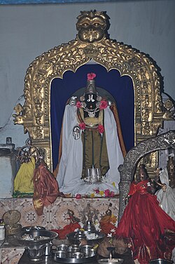 Statue of Lord Balaji in Sri Venkateswar Swamy temple, Balijipeta