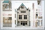 Le plan de la maison au 21, rue de Tambour par Eugène Leblan