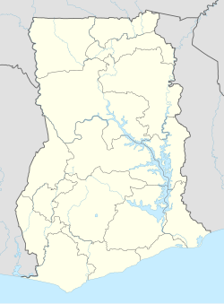 Winneba ubicada en Ghana