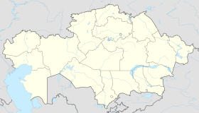 Ayagoz trên bản đồ Kazakhstan