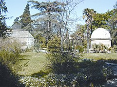 Vue sur l'observatoire astronomique.